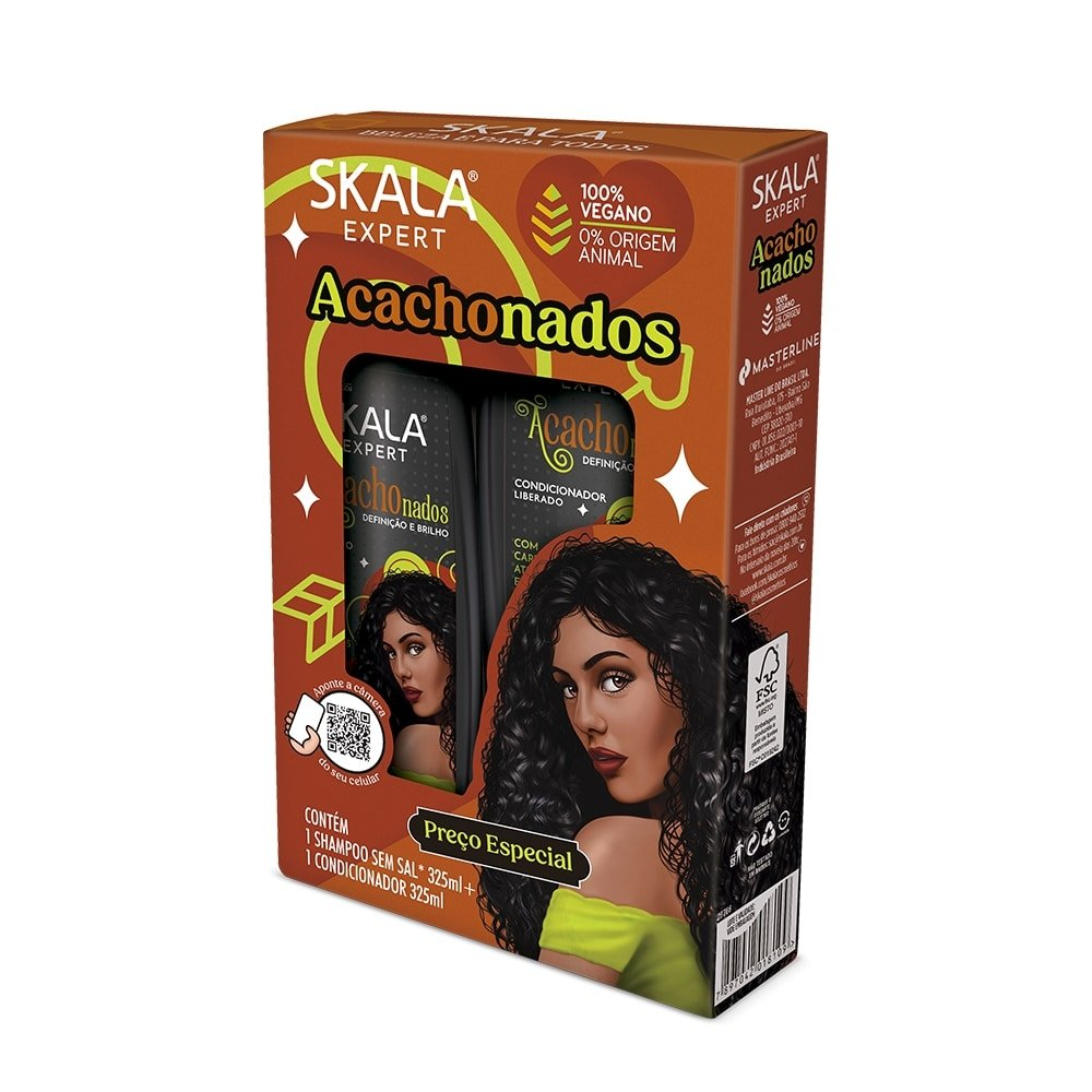 Shampoo + Condicionador Skala Acachonados Definição e Brilho 325ml Shampoo + Condicionador Skala Acachonados Definição e Brilho 325ml