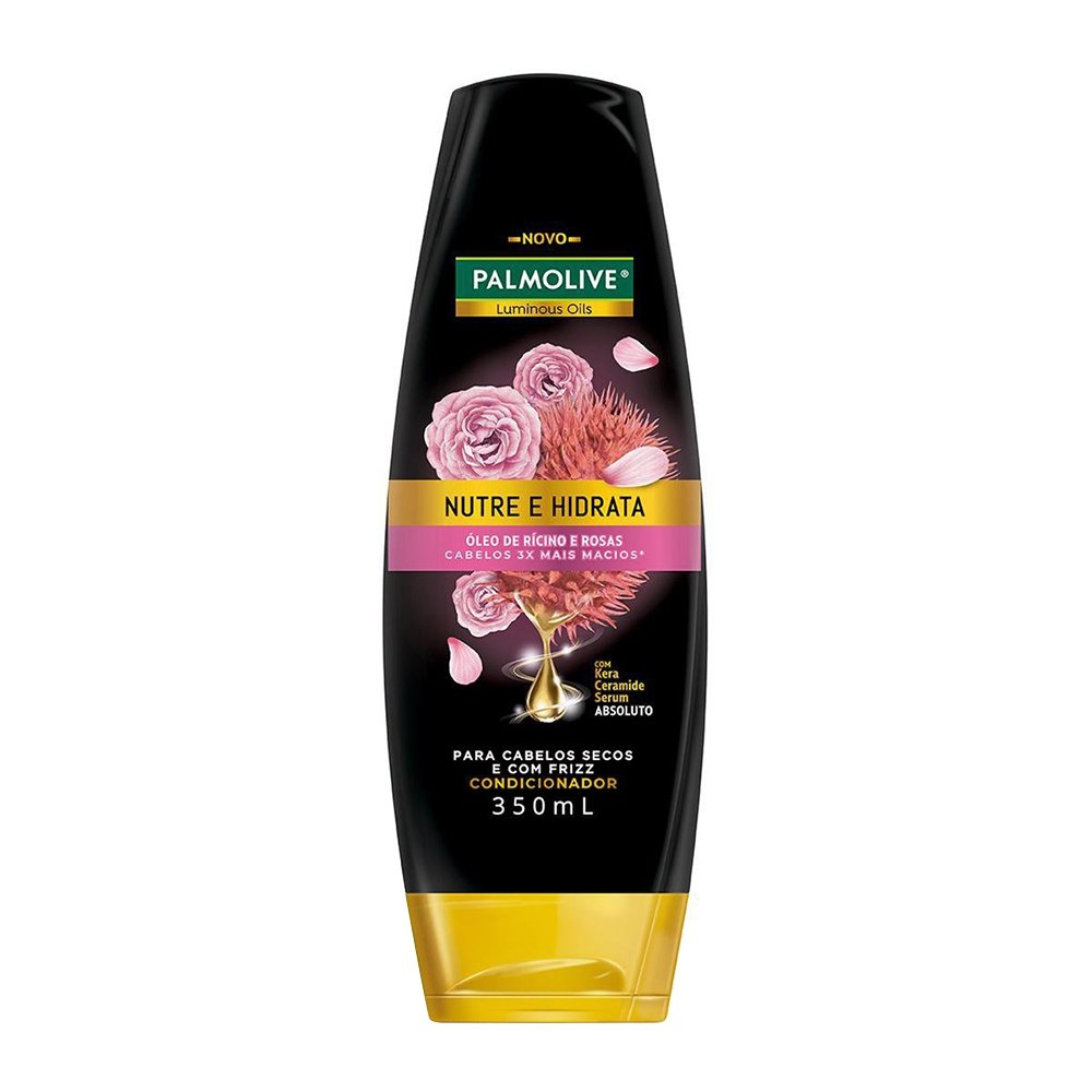 Condicionador Palmolive Luminous Oils Óleo de Rícino 350ml Condicionador Palmolive Luminous Oils Óleo de Rícino 350ml