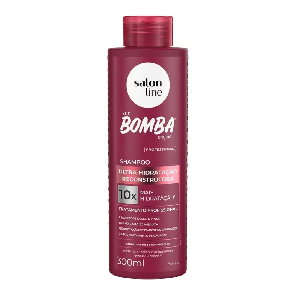 Shampoo Salon Line Bomba Ultra Hidratação Reconstrutora 300ml