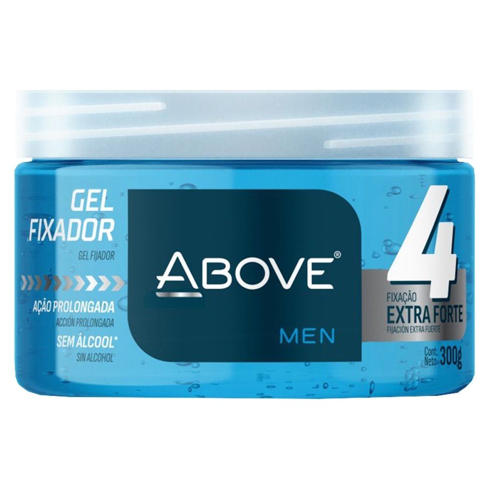 Gel Fixador Above Ação Prolongada Azul Extra Forte 300g Gel Fixador Above Ação Prolongada Azul Extra Forte 300g