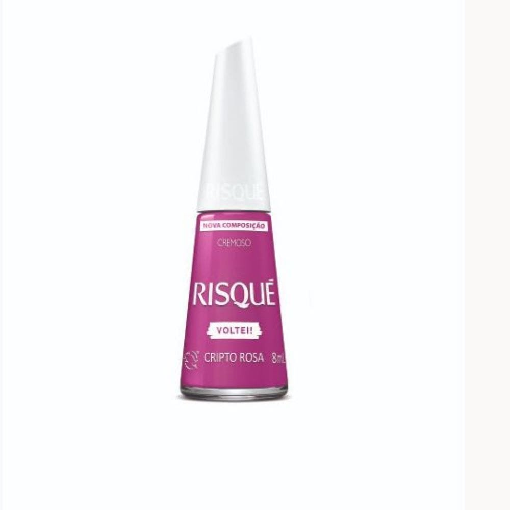 Esmalte Risqué Cremoso Cripto Rosa Avulso 8ml Esmalte Risqué Cremoso Cripto Rosa Avulso 8ml