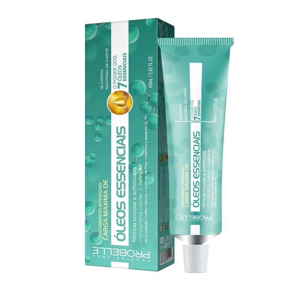 Creme Tratamento Carga Máxima Óleos Essenciais 60ml Creme Tratamento Carga Máxima Óleos Essenciais 60ml