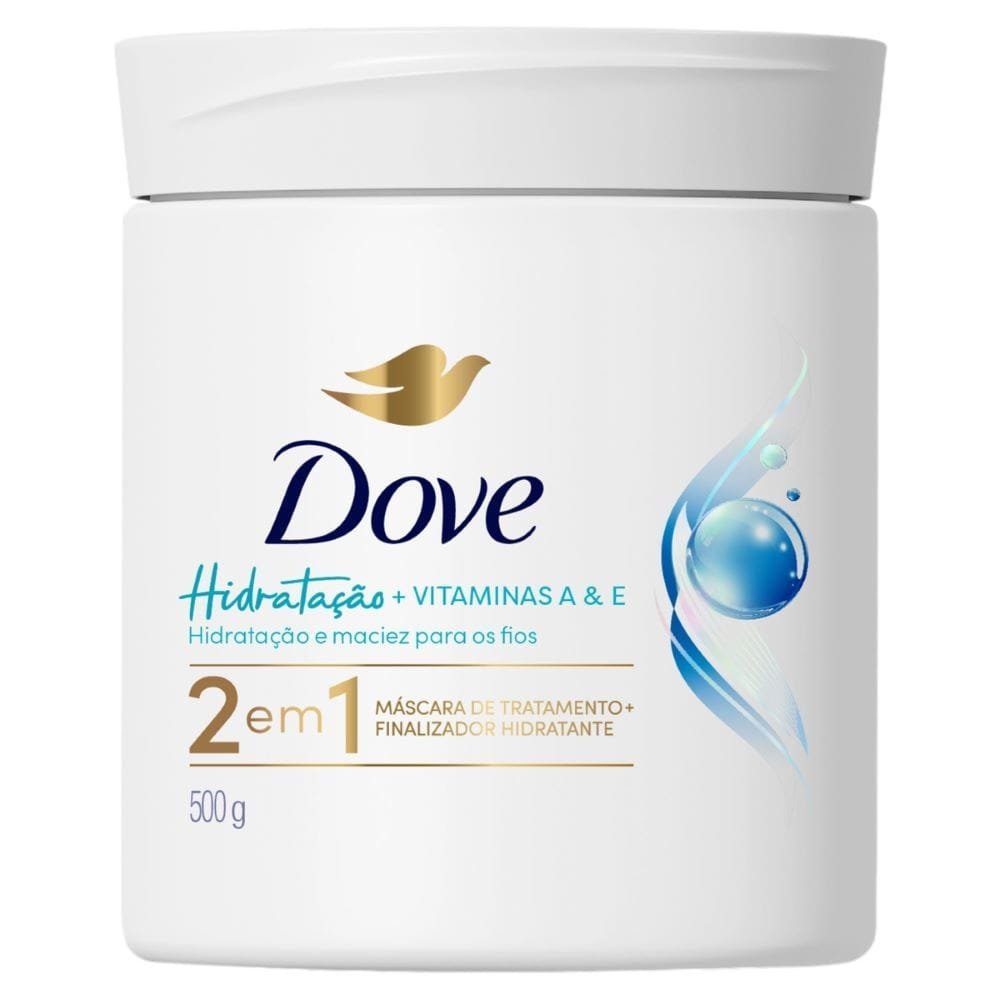 Máscara de Tratamento Dove 2 em 1 Hidratação 500g Máscara de Tratamento Dove 2 em 1 Hidratação 500g