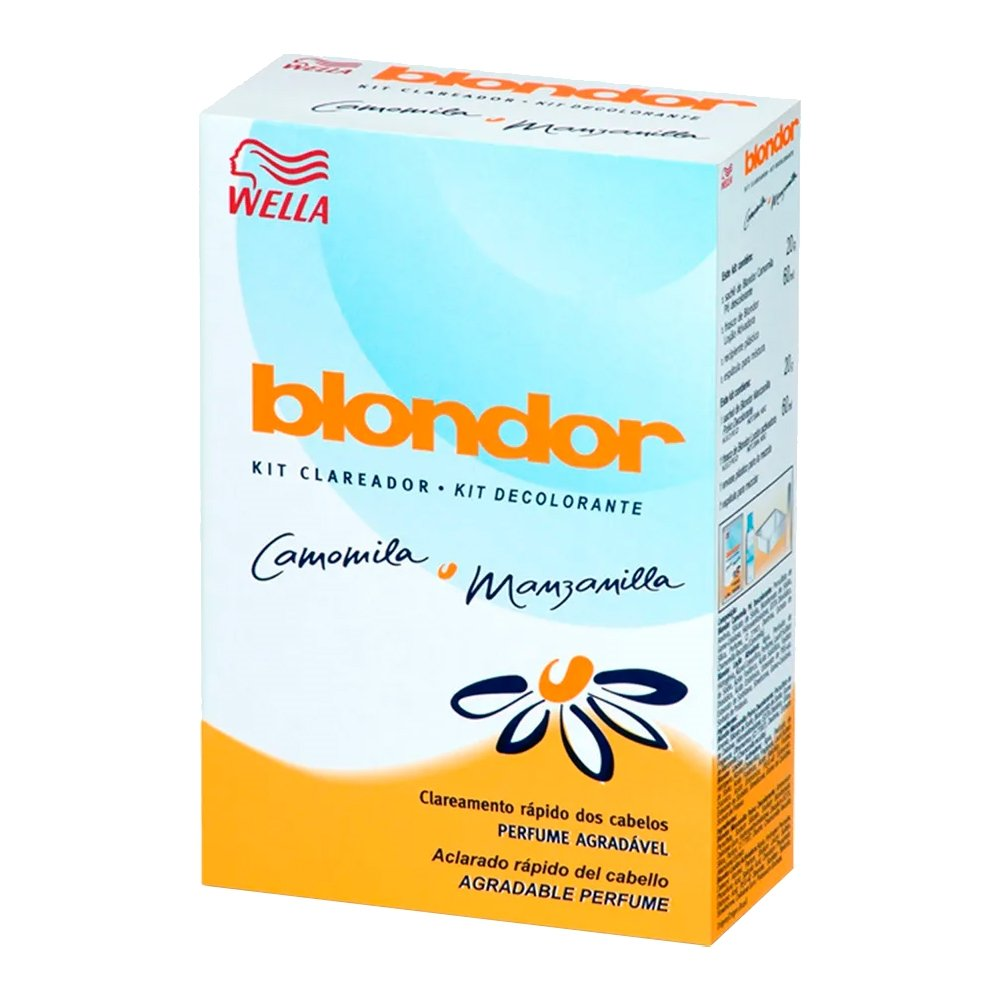 Kit Clareador de Cabelos Wella Blondor Camomila Kit Clareador de Cabelos Wella Blondor Camomila