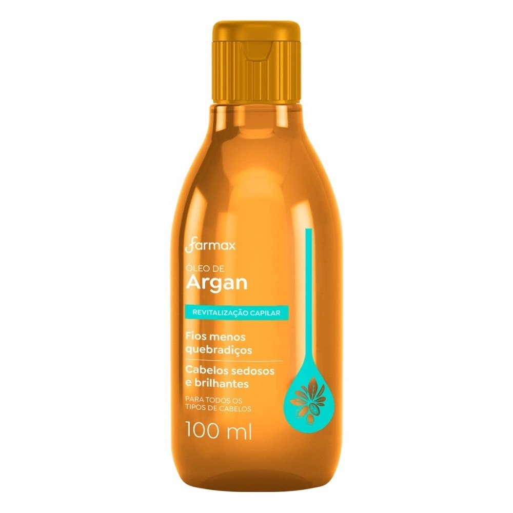 Óleo Capilar Farmax Argan 100ml - Embalagem com 12 Unidades Óleo Capilar Farmax Argan 100ml - Embalagem com 12 Unidades