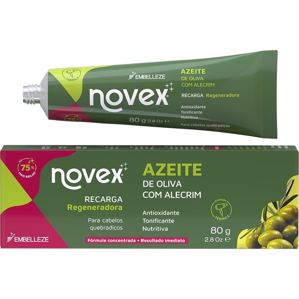 Creme Tratamento Novex Recarga Azeite de Oliva 80g Creme Tratamento Novex Recarga Azeite de Oliva 80g