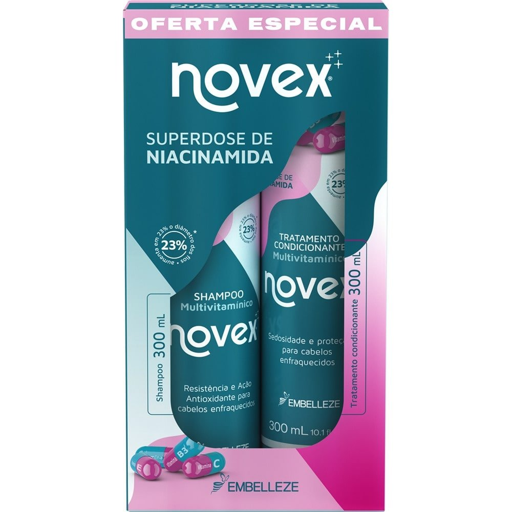 Shampoo + Condicionador Novex Niacinamida 300ml Shampoo + Condicionador Novex Niacinamida 300ml
