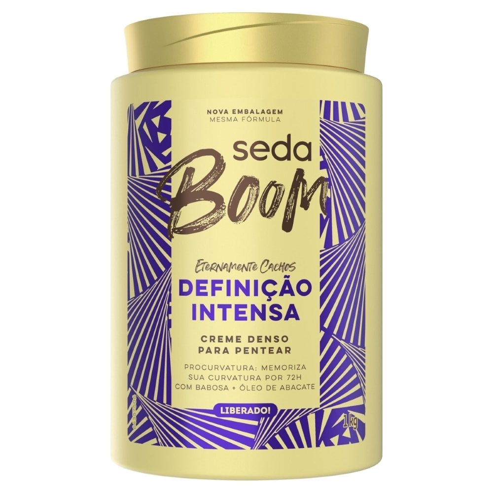 Creme para Pentear Seda Boom Definição Intensa 1kg Creme para Pentear Seda Boom Definição Intensa 1kg