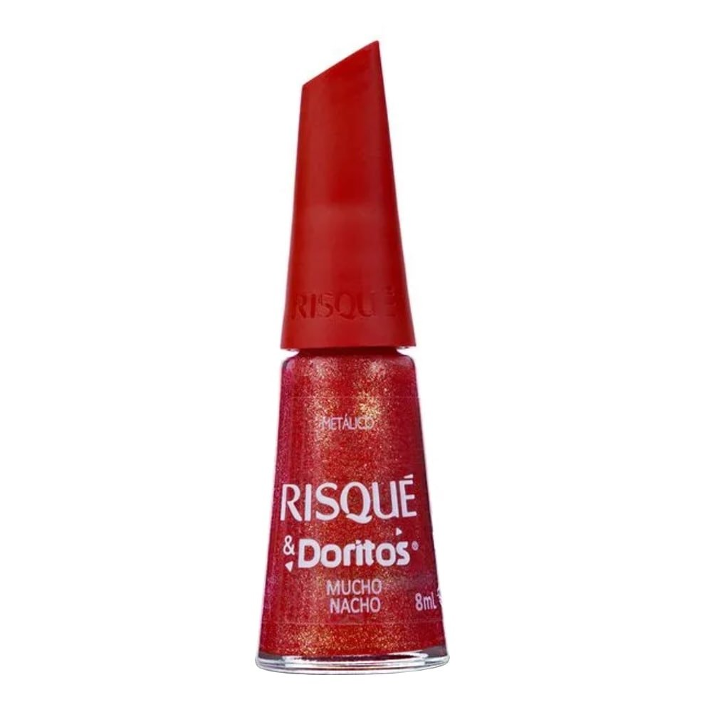 Esmalte Risqué Metálico Doritos Mucho Nacho Avulso 8ml Esmalte Risqué Metálico Doritos Mucho Nacho Avulso 8ml