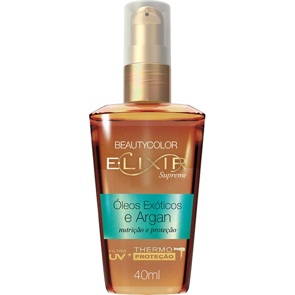 Óleo Capilar Elixir Beautycolor Nutritivo Óleos Exóticos e Argan 40ml Óleo Capilar Elixir Beautycolor Nutritivo Óleos Exóticos e Argan 40ml