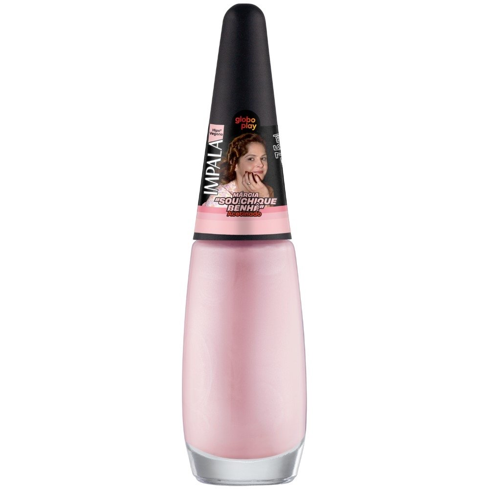 Esmalte Impala Globoplay Acetinado Sou Chique Benhê Blister 7,5ml Esmalte Impala Globoplay Acetinado Sou Chique Benhê Blister 7,5ml