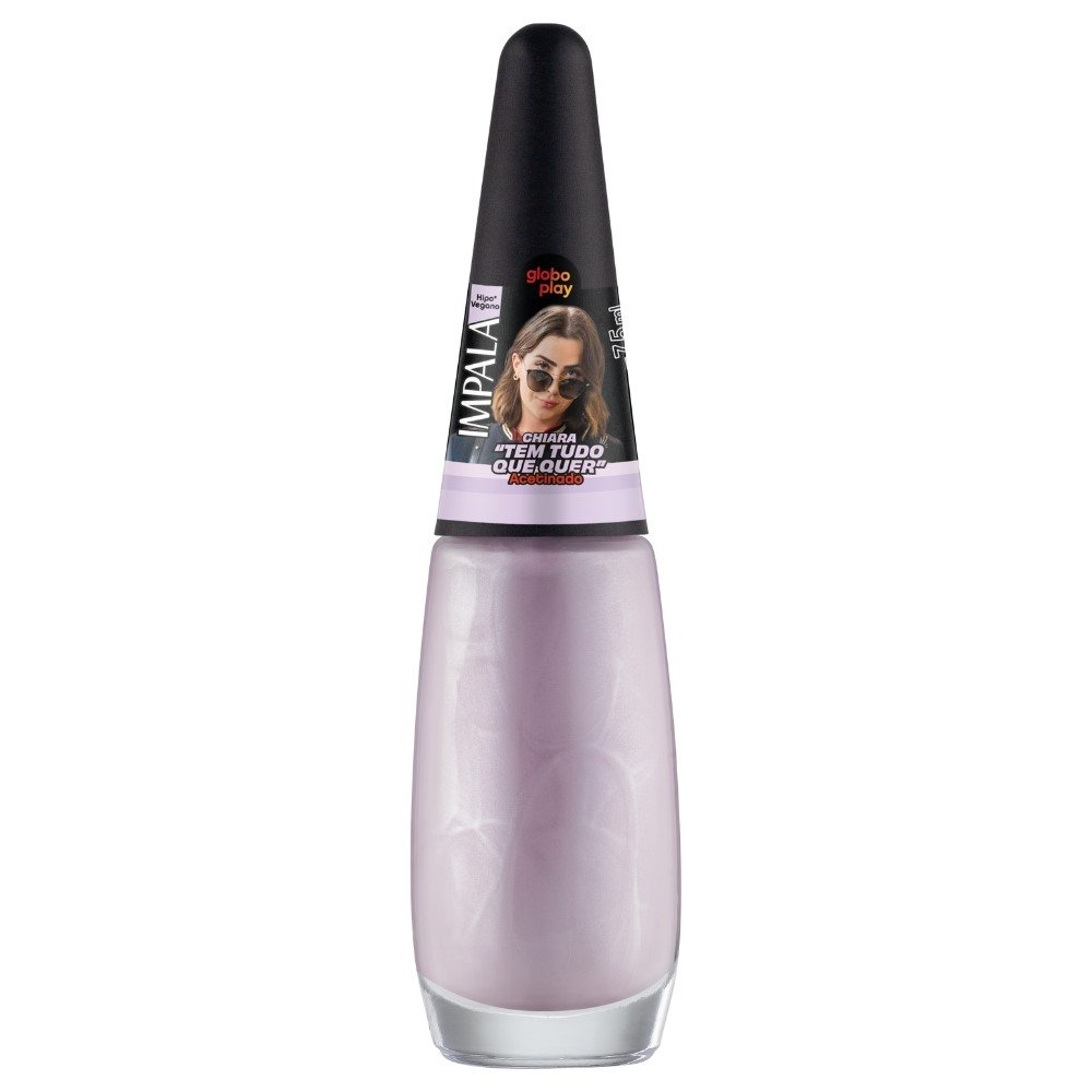 Esmalte Impala Globoplay Acetinado Tem Tudo que Quer Blister 7,5ml Esmalte Impala Globoplay Acetinado Tem Tudo que Quer Blister 7,5ml