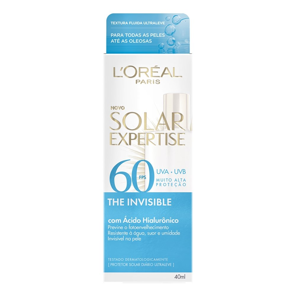 Protetor L'Oréal Expertise Fluido FPS60 40ml Protetor L'Oréal Expertise Fluido FPS60 40ml