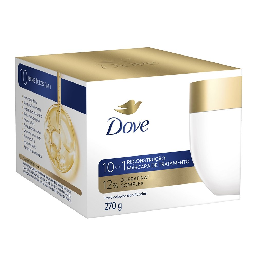 Máscara de Tratamento Dove Reconstrução 270g Máscara de Tratamento Dove Reconstrução 270g