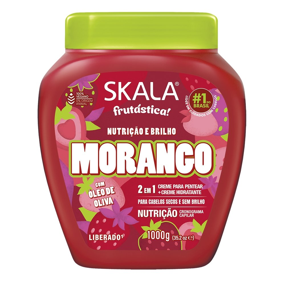 Creme Tratamento Skala Morango 1kg Creme Tratamento Skala Morango 1kg