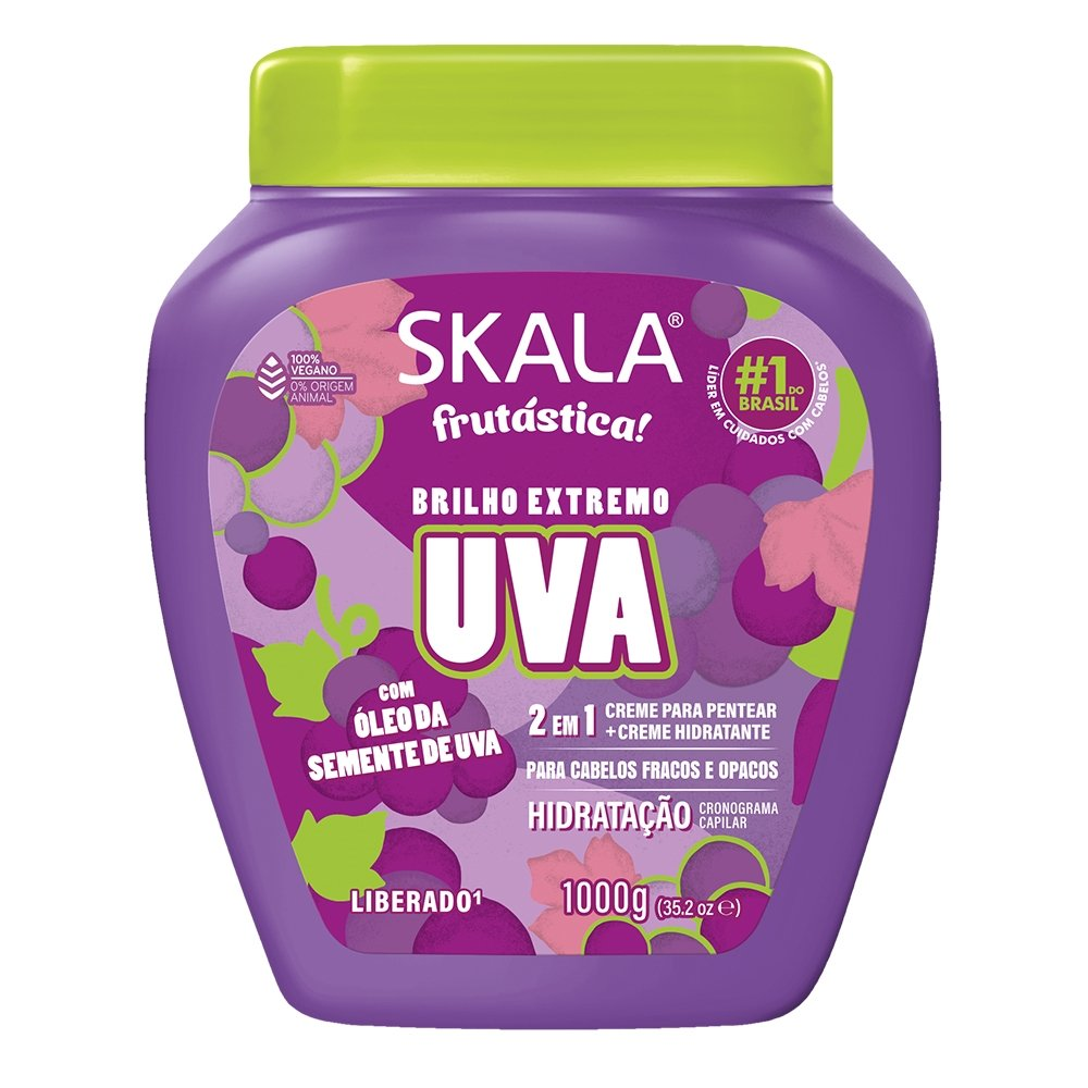 Creme de Tratamento Skala Uva 1kg Creme de Tratamento Skala Uva 1kg