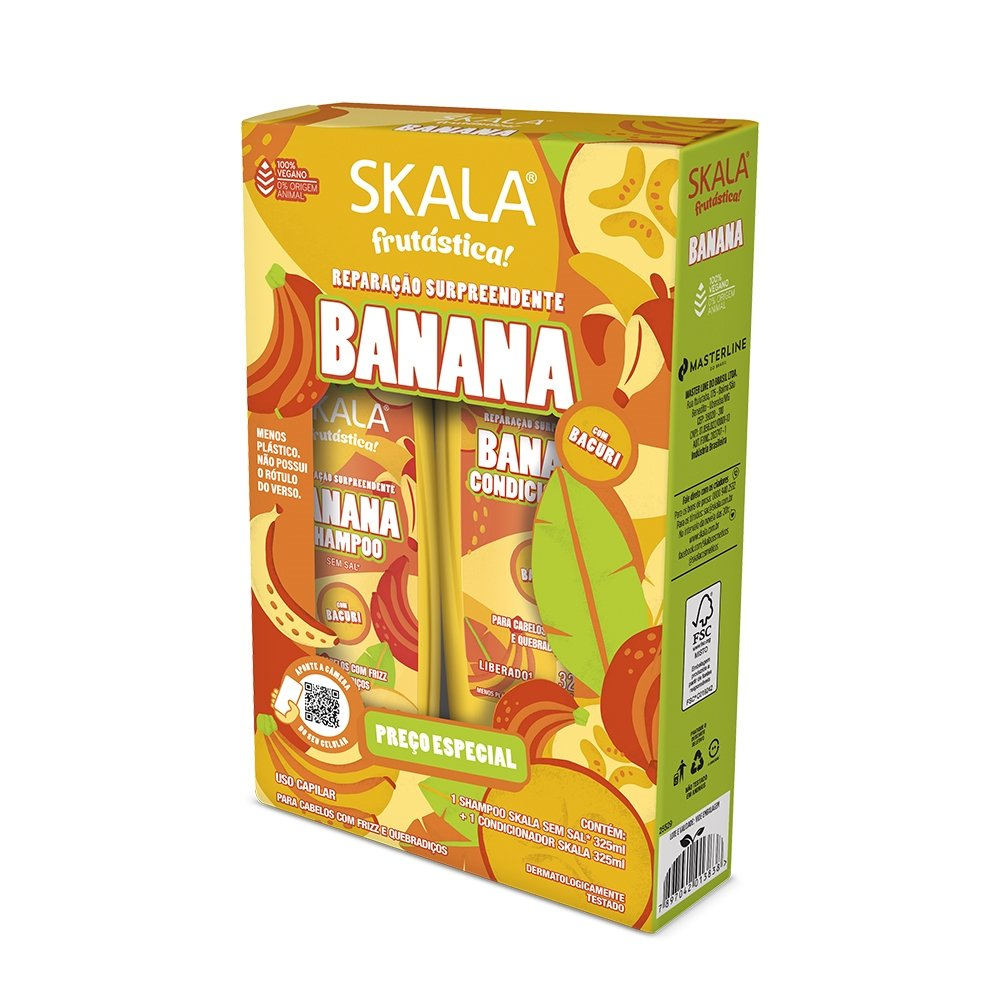Kit Shampoo + Condicionador Skala Banana 325ml Kit Shampoo + Condicionador Skala Banana 325ml