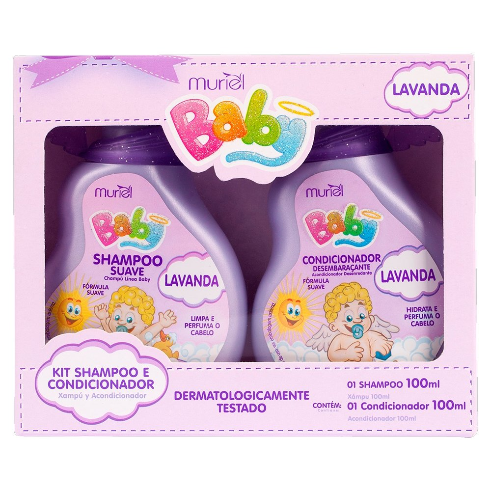 Shampoo + Condicionador Muriel Baby Lavanda 100ml Shampoo + Condicionador Muriel Baby Lavanda 100ml