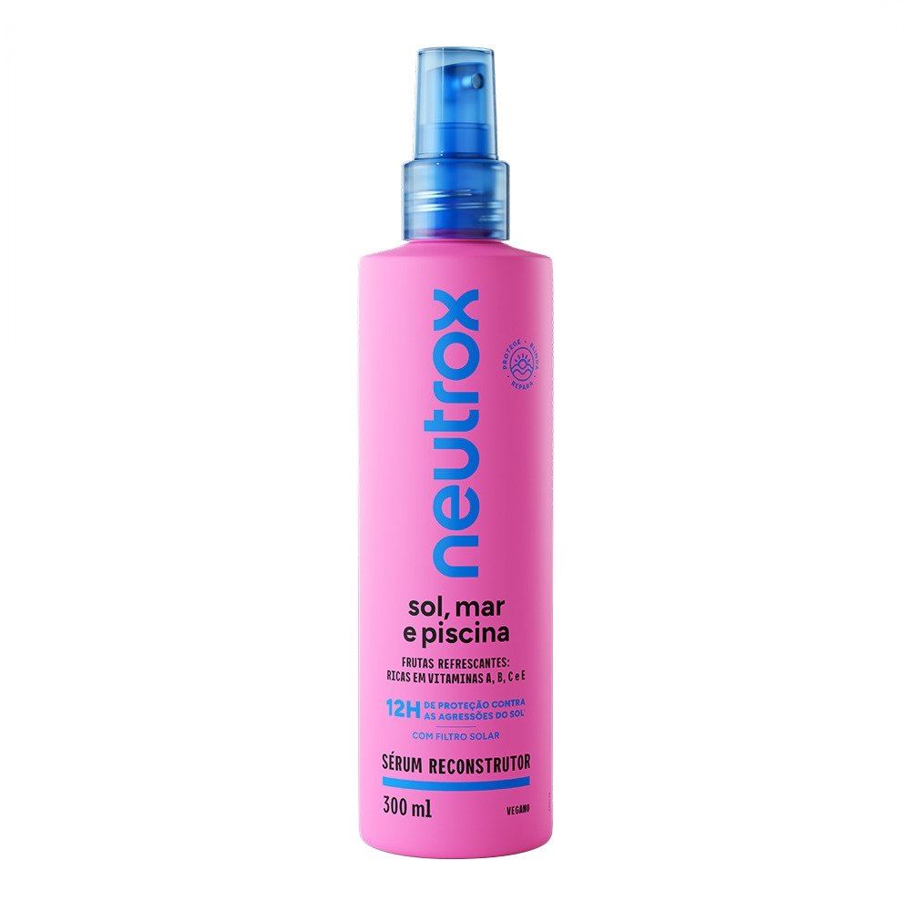 Serúm Reconstrutor Neutrox Sol Mar e Piscina 300ml Serúm Reconstrutor Neutrox Sol Mar e Piscina 300ml