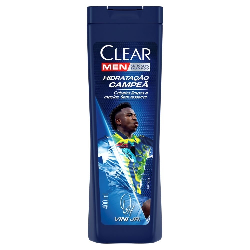 Shampoo Clear Anti-Caspa Men Hidratação Campeã 400ml Shampoo Clear Anti-Caspa Men Hidratação Campeã 400ml