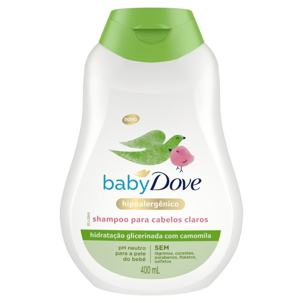 Shampoo Dove Baby Camomila Cabelos Claros 400ml Shampoo Dove Baby Camomila Cabelos Claros 400ml