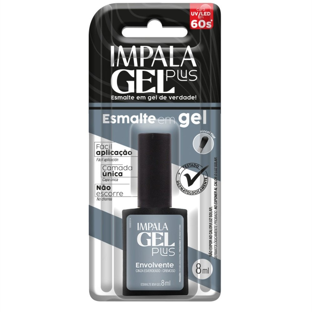 Esmalte Impala Gel Plus Cremoso Envolvente Blister 8ml Esmalte Impala Gel Plus Cremoso Envolvente Blister 8ml