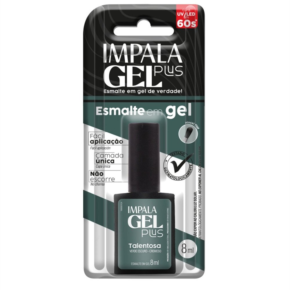 Esmalte Impala Gel Plus Cremoso Talentosa Blister 8ml Esmalte Impala Gel Plus Cremoso Talentosa Blister 8ml