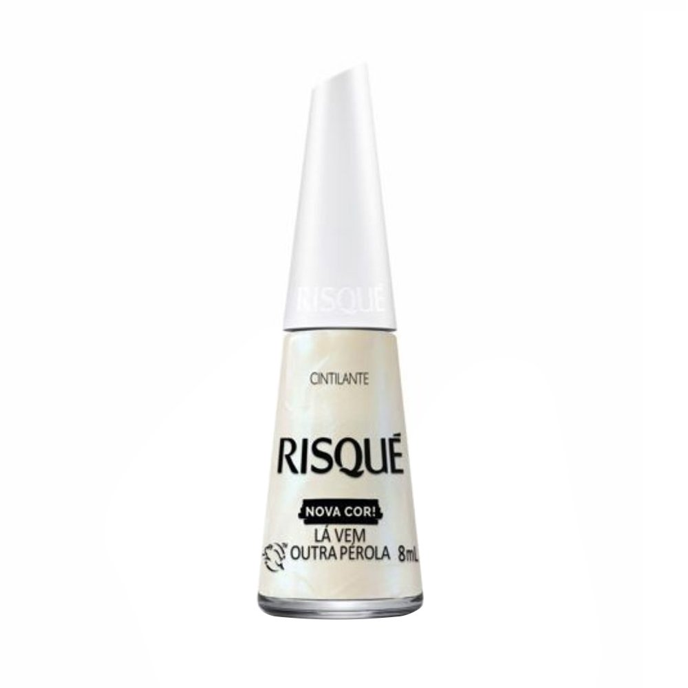 Esmalte Risqué Cintilante Lá Vem Outra Pérola Comercial 8ml Esmalte Risqué Cintilante Lá Vem Outra Pérola Comercial 8ml