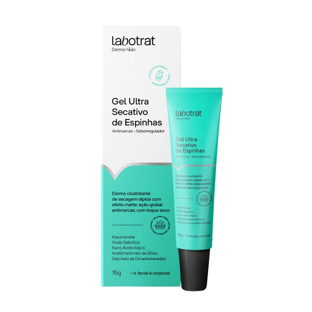 Gel Ultra Secativo de Espinhas Labotrat Dermo Skin 15g Gel Ultra Secativo de Espinhas Labotrat Dermo Skin 15g