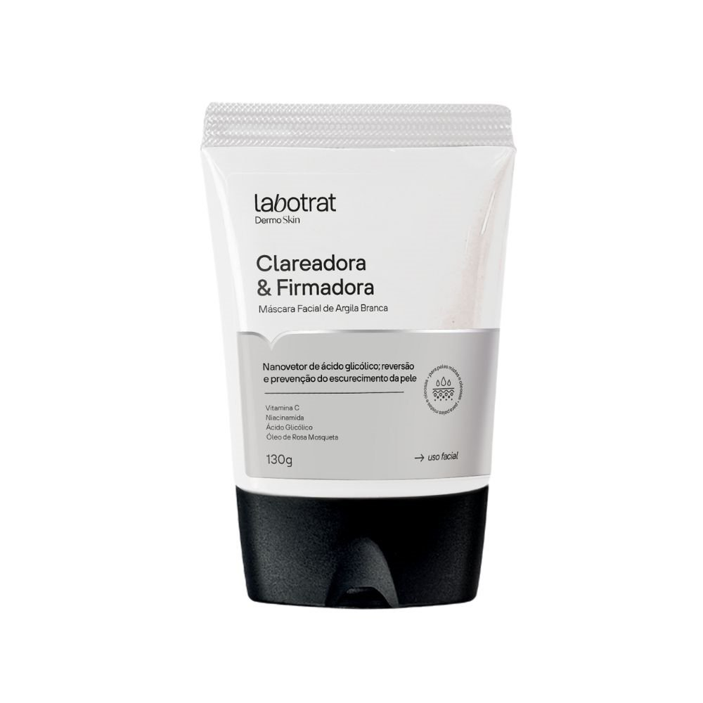 Máscara Facial de Argila Branca Labotrat Clareadora e Firmadora 130g