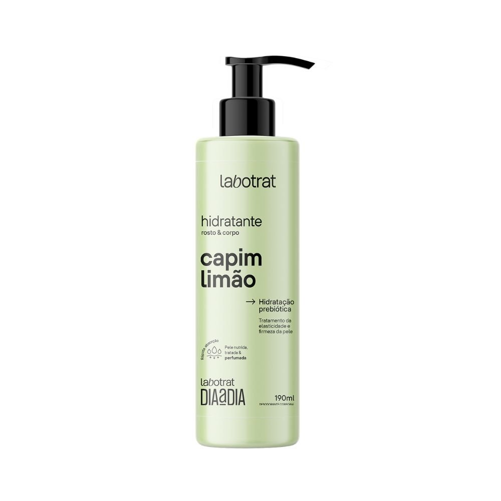 Hidratante Labotrat Rosto e Corpo Capim-Limão Dia a Dia 190ml Hidratante Labotrat Rosto e Corpo Capim-Limão Dia a Dia 190ml
