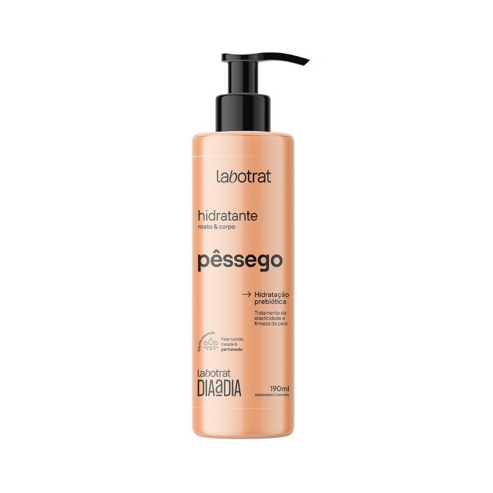 Hidratante Labotrat Rosto e Corpo Pêssego Dia a Dia 190ml Hidratante Labotrat Rosto e Corpo Pêssego Dia a Dia 190ml