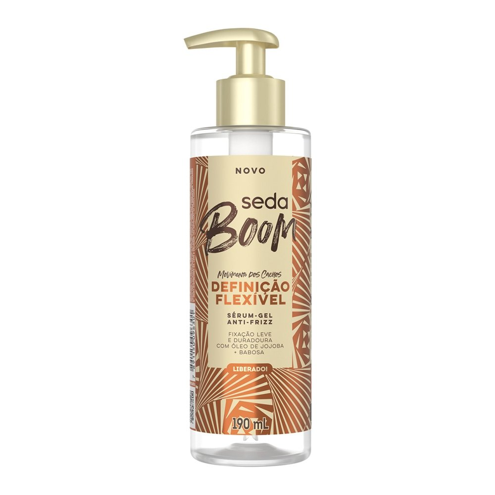 Sérum Seda Gel Antifrizz Boom Definição Flexível 190ml Sérum Seda Gel Antifrizz Boom Definição Flexível 190ml