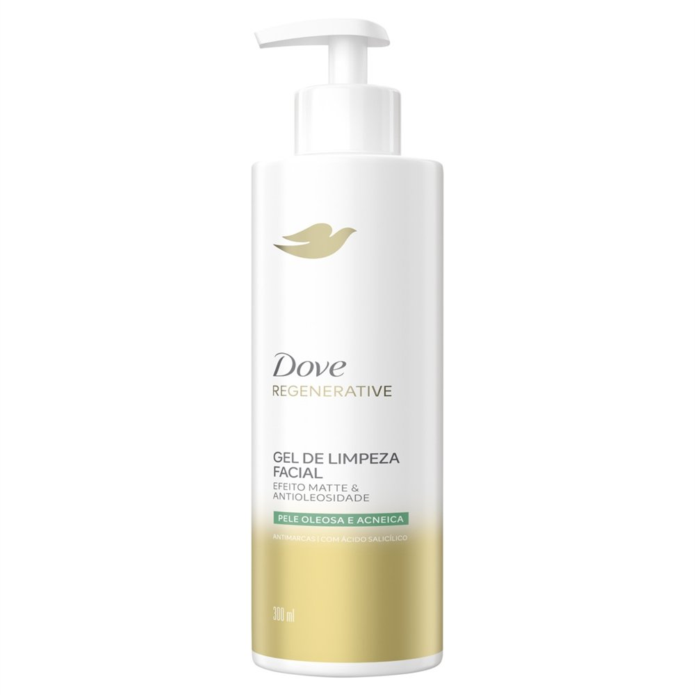 Gel de Limpeza Facial Dove Regenerative Efeito Matte 300 ml Gel de Limpeza Facial Dove Regenerative Efeito Matte 300 ml