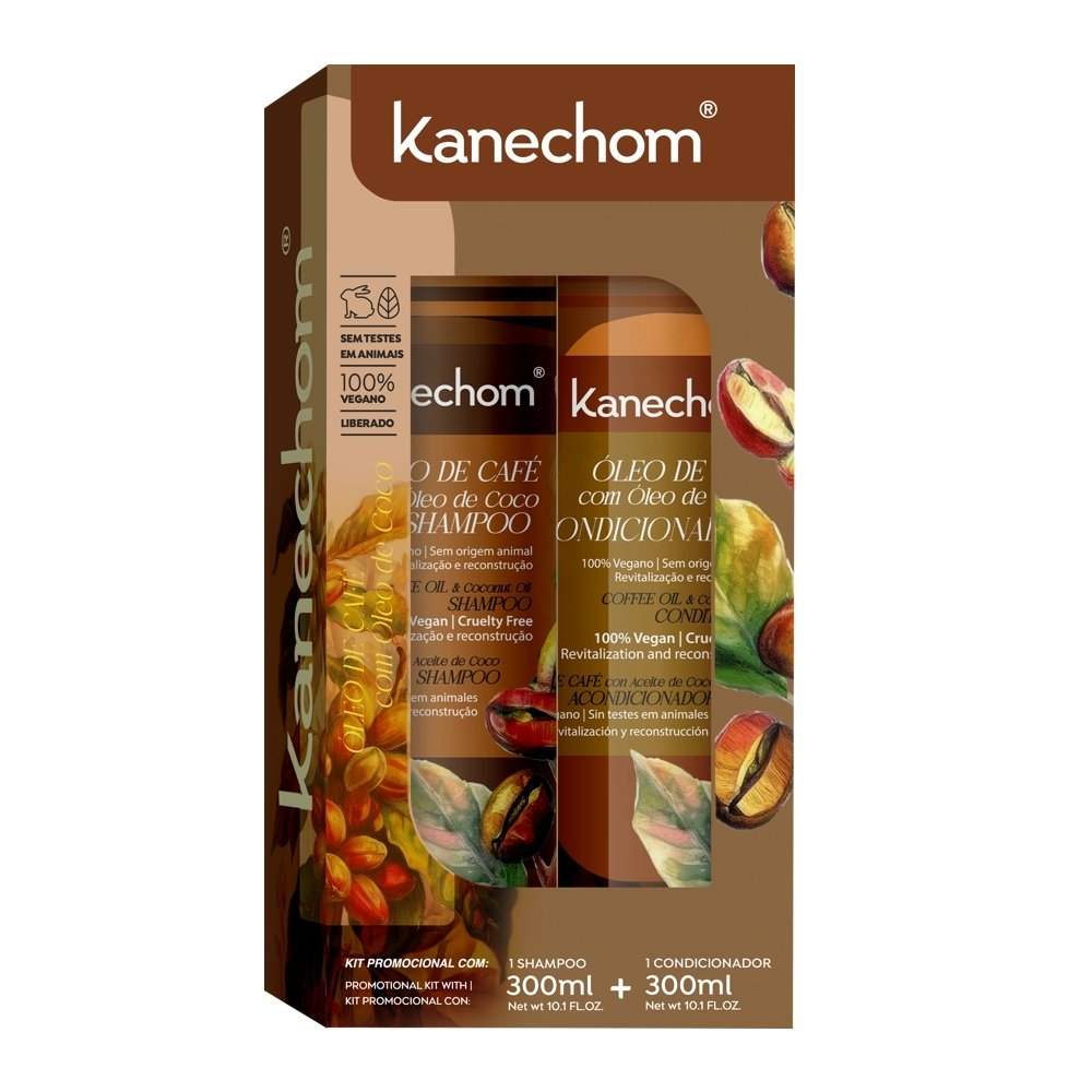 Shampoo + Condicionador Kanechom Óleo Coco 300ml Shampoo + Condicionador Kanechom Óleo Coco 300ml