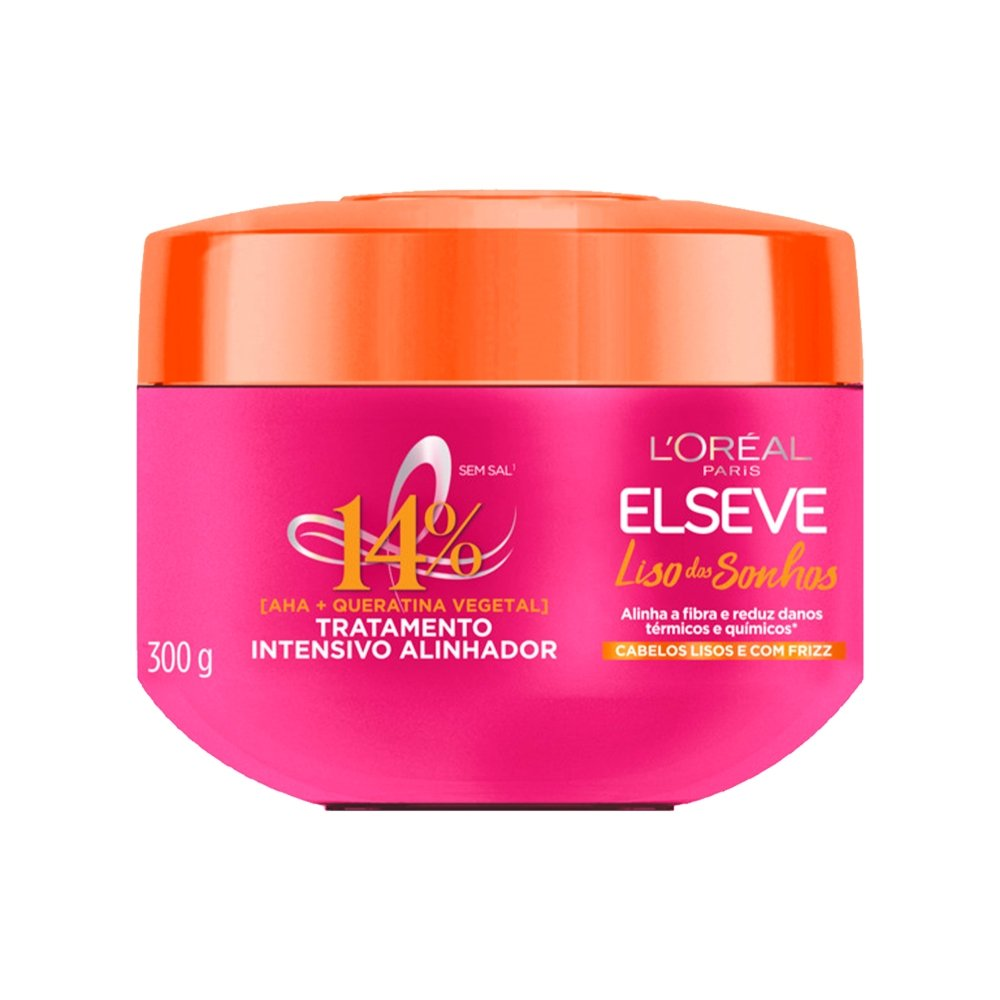 Creme Tratamento Elseve Liso dos Sonhos 300g Creme Tratamento Elseve Liso dos Sonhos 300g