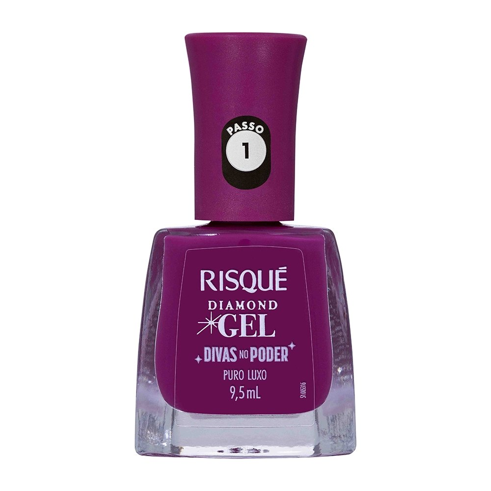 Esmalte Risqué Cremoso Dimond Gel Puro Luxo Avulso 9,5ml Esmalte Risqué Cremoso Dimond Gel Puro Luxo Avulso 9,5ml