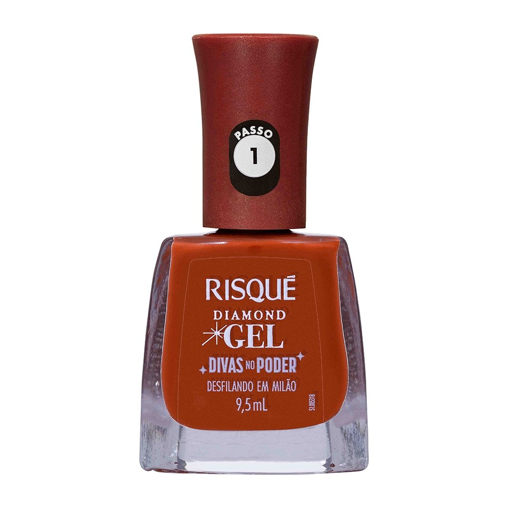 Esmalte Risqué Cremoso Dimond Gel Desfilando em Milão Avulso 9,5ml Esmalte Risqué Cremoso Dimond Gel Desfilando em Milão Avulso 9,5ml
