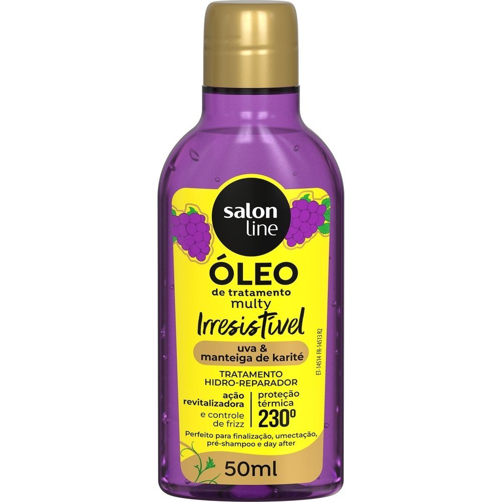 Óleos Salon Line Cachos dos Sonhos Multy Irrestível Uva 50ml Óleos Salon Line Cachos dos Sonhos Multy Irrestível Uva 50ml