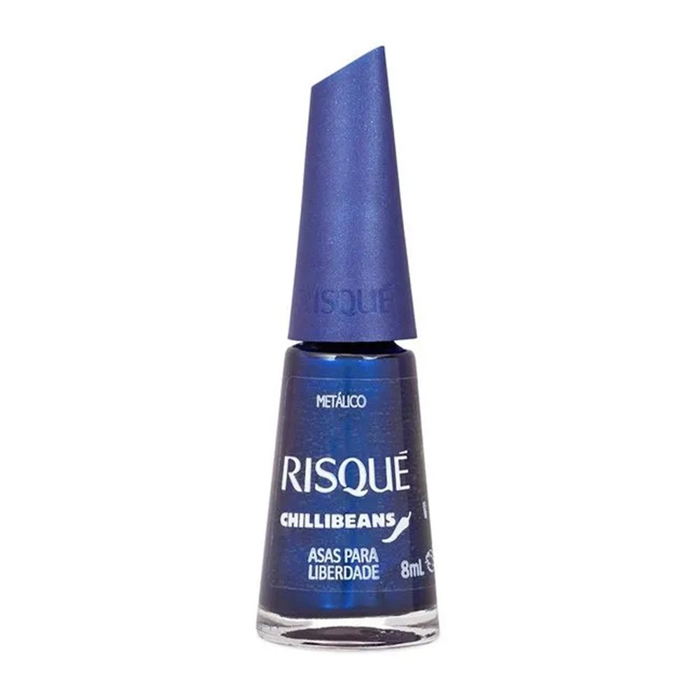 Esmalte Risqué Metálico Chilli Beans Asas para a Liberdade Avulso 8ml Esmalte Risqué Metálico Chilli Beans Asas para a Liberdade Avulso 8ml