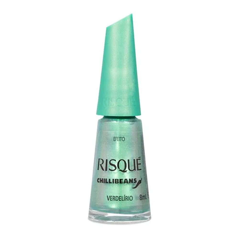 Esmalte Risqué Efeitos Verdelírio Chilli Beans Avulso 8ml Esmalte Risqué Efeitos Verdelírio Chilli Beans Avulso 8ml