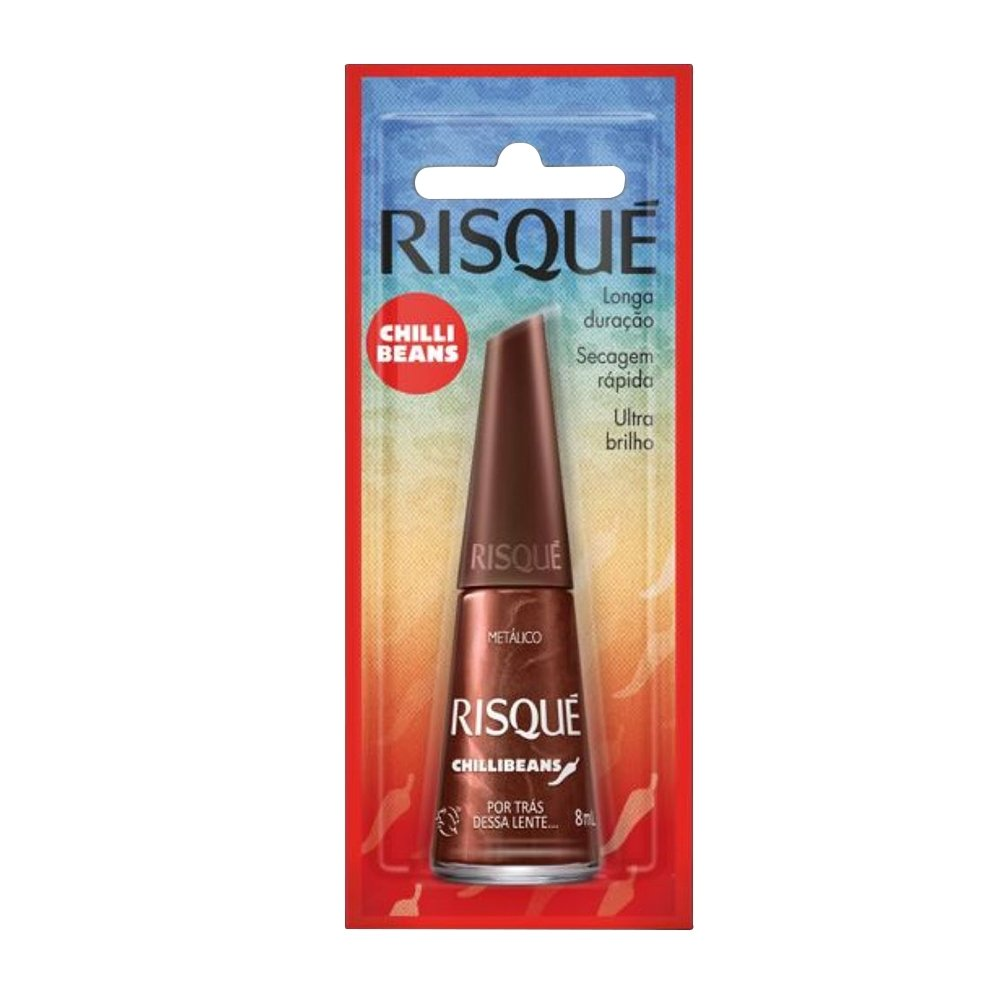Esmalte Risqué Metálico Por Trás Dessa Lente Chilli Beans Bliter 8ml Esmalte Risqué Metálico Por Trás Dessa Lente Chilli Beans Bliter 8ml