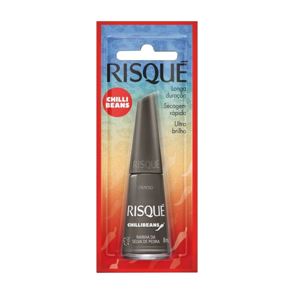 Esmalte Risqué Cremoso Rainha da Selva de Pedra Chilli Beans Blister 8ml Esmalte Risqué Cremoso Rainha da Selva de Pedra Chilli Beans Blister 8ml