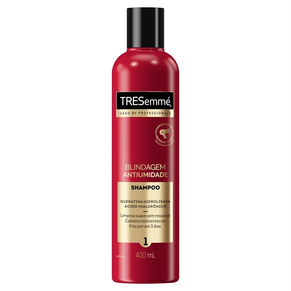 Shampoo TRESemmé Blindagem Antiumidade 400ml Shampoo TRESemmé Blindagem Antiumidade 400ml