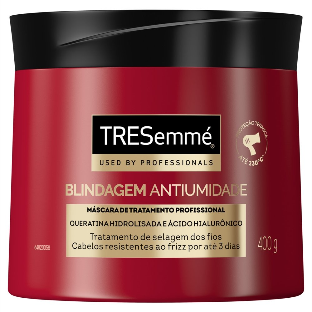 Máscara de Tratamento TRESemmé Blindagem Antiumidade 400g Máscara de Tratamento TRESemmé Blindagem Antiumidade 400g