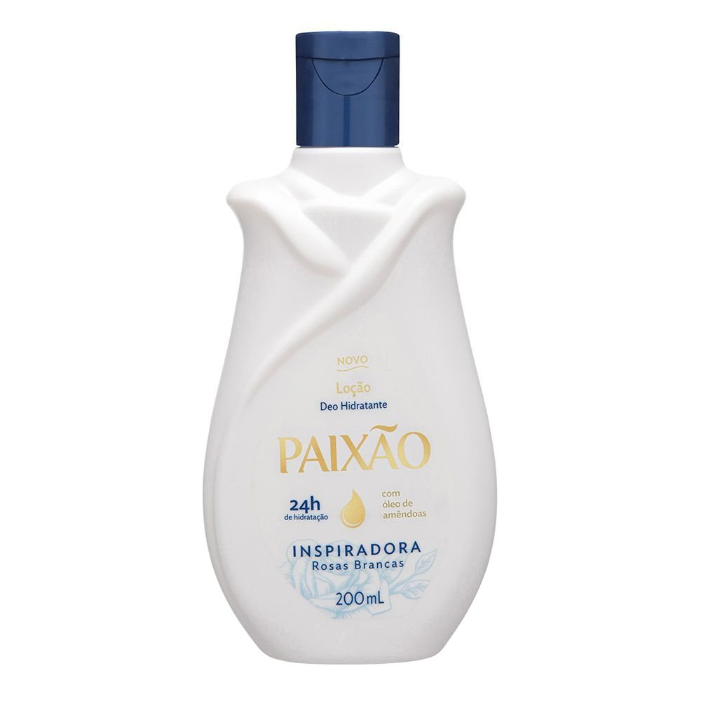 Hidratante Corporal Paixão Inspiradora com Óleo de Amêndoas ação desodorante 200ml Hidratante Corporal Paixão Inspiradora com Óleo de Amêndoas ação desodorante 200ml