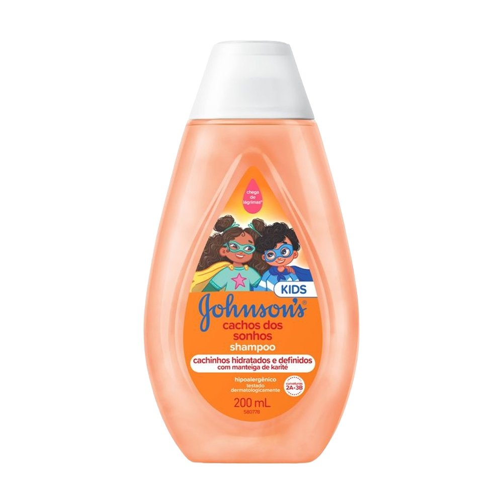 Shampoo Johnson's Cachos dos Sonhos para Cabelos Cacheados 200ml Shampoo Johnson's Cachos dos Sonhos para Cabelos Cacheados 200ml