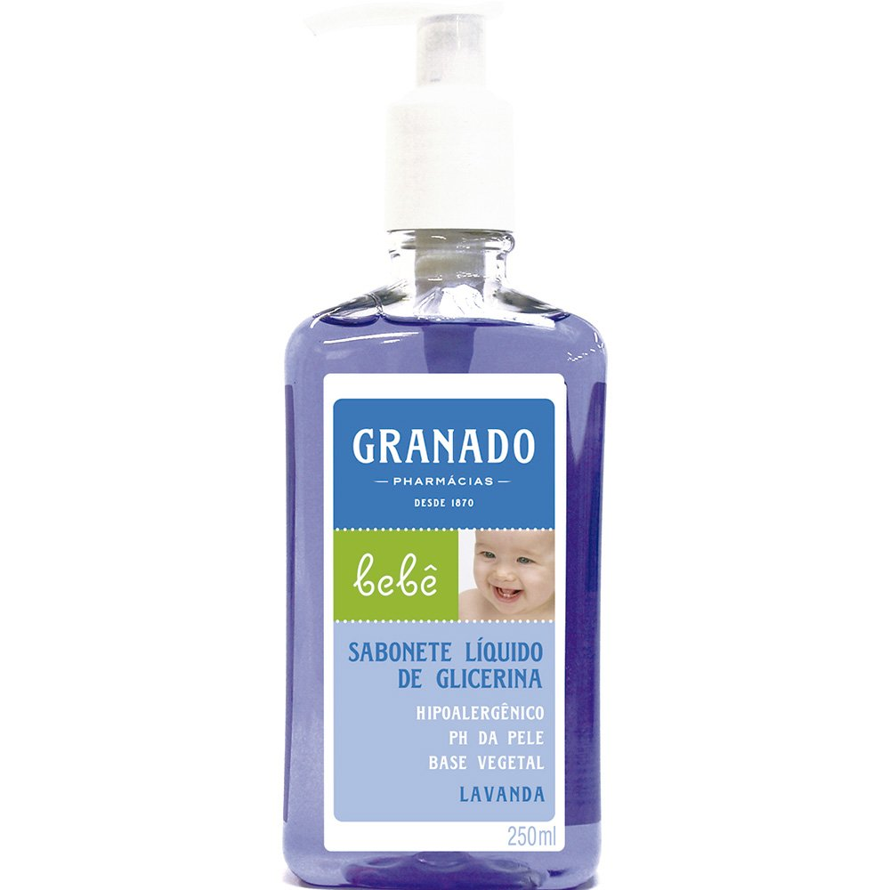 Sabonete Líquido Granado Bebê Glicerina Lavanda 250ml Sabonete Líquido Granado Bebê Glicerina Lavanda 250ml