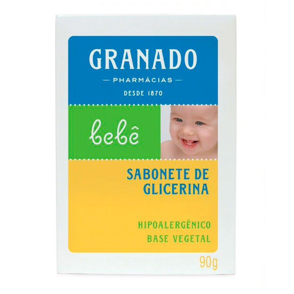 Sabonete Granado de Glicerina Bebê 90g -Embalagem com 12 Unidades Sabonete Granado de Glicerina Bebê 90g -Embalagem com 12 Unidades
