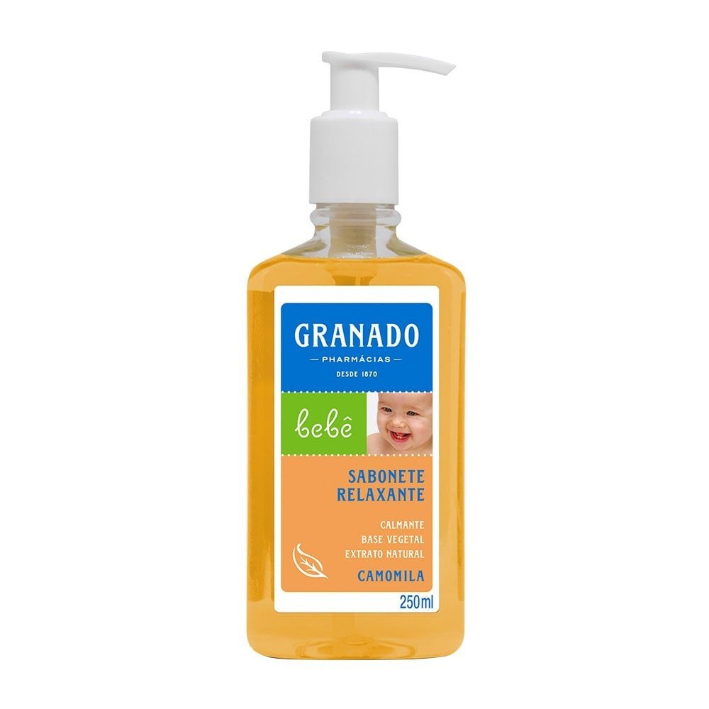 Sabonete Líquido Granado Glicerina Bebê Camomila 250ml Sabonete Líquido Granado Glicerina Bebê Camomila 250ml